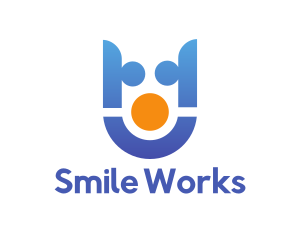 People Team Smile logo design