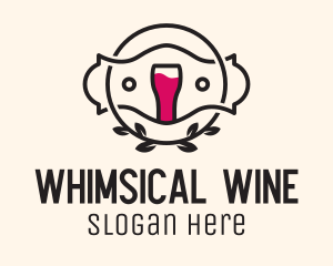 Healthy Wine Kombucha Brewery  logo design