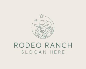 Cowgirl Star Rodeo logo