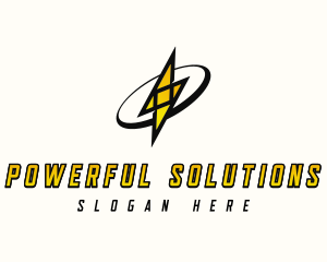 Electrical Lightning Bolt logo design