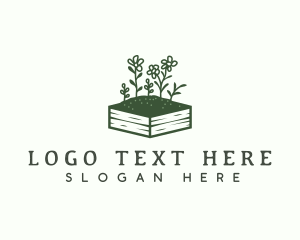 Minimalist Gardening Plant logo