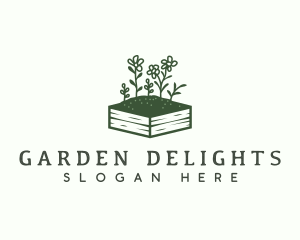 Minimalist Gardening Plant logo design