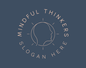 Sun Human Mind Wellness logo design