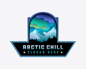 Arctic Mountain Camp logo design