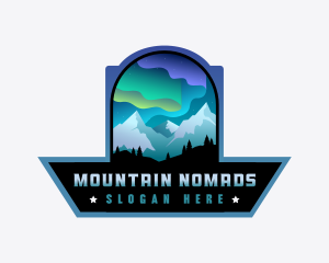 Arctic Mountain Camp logo design