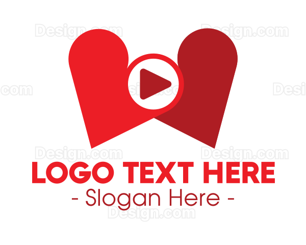 Lovely Heart Media Player Logo