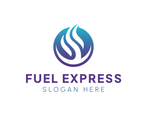 Flame Fuel Petroleum  logo design