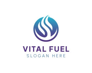 Flame Fuel Petroleum  logo design