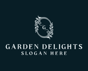 Floral Garden Wedding logo design