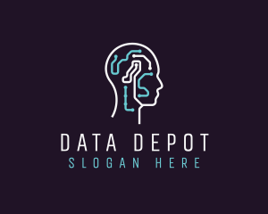 Artificial Intelligence Data Scientist  logo design