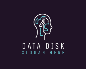 Artificial Intelligence Data Scientist  logo design