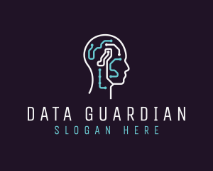 Artificial Intelligence Data Scientist  logo design