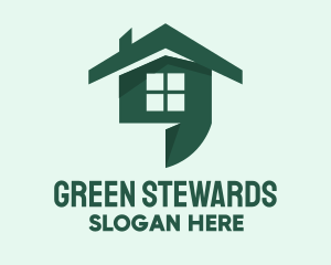 Green House Apostrophe logo design