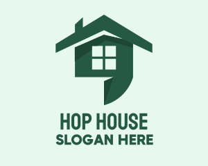 Green House Apostrophe logo design