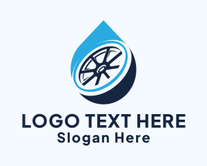 Car Detergent Droplet logo