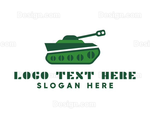 Army Vehicle Tank Logo