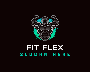 Muscle Man Gym  logo design