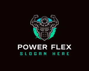 Muscle Man Gym  logo design