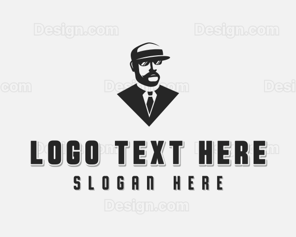 Menswear Gentleman Suit Logo