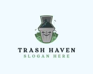 Garbage Trash Sanitation logo design