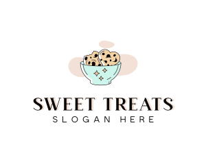 Sweet Cookie Dessert logo design