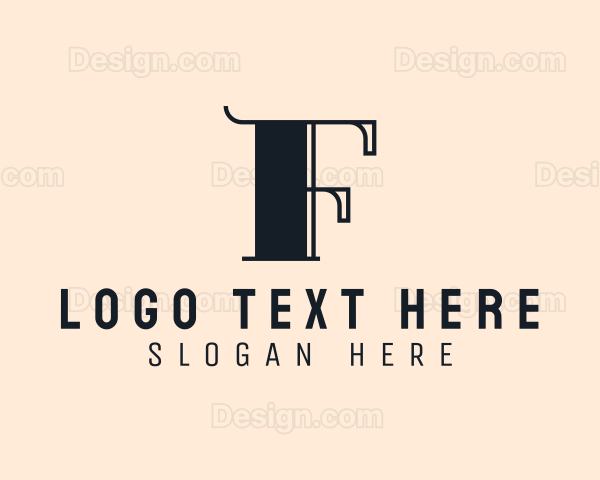 Professional Firm Letter F Logo