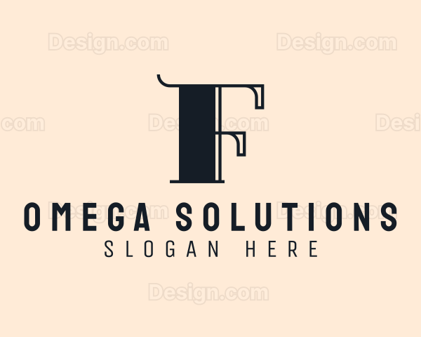 Professional Firm Letter F Logo