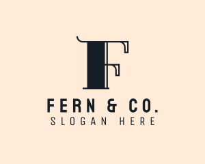 Professional Firm Letter F logo design