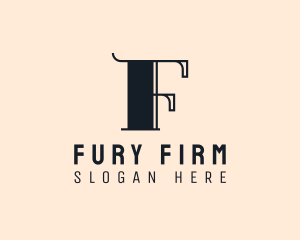 Professional Firm Letter F logo design