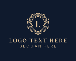 Luxury Botanical Flower logo