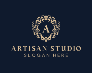 Luxury Botanical Flower logo design