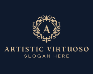 Luxury Botanical Flower logo design