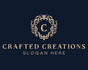 Luxury Botanical Flower logo design