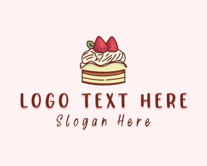 Sweets - Sweet Strawberry Cake logo design