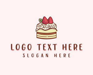 Sweet Strawberry Cake  logo