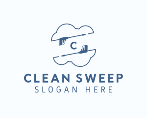 Pressure Washer Cleaning logo design