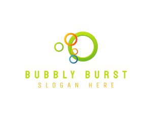 Housekeeper Bubble Cleaning logo design