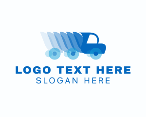 Logistics Delivery Truck logo