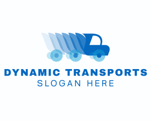 Logistics Delivery Truck logo design