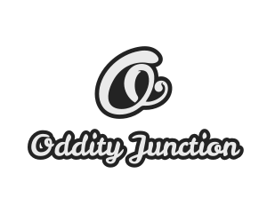 Cursive Stylish Script Letter O logo design