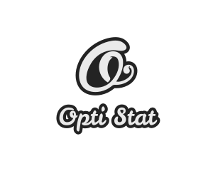 Cursive Stylish Script Letter O logo design