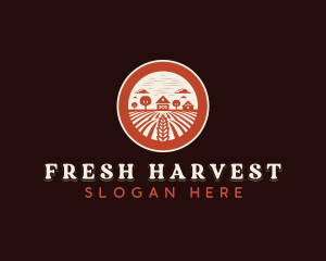 Farm Produce Wheat logo design