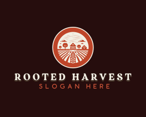 Farm Produce Wheat logo design