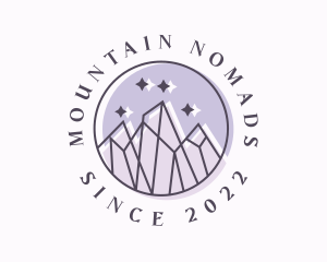 Crystal Mountain Sparkles logo design