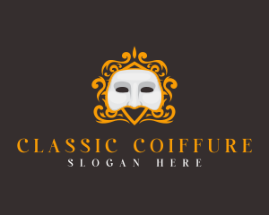 Ornamental Classic Masquerade logo design