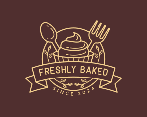 Cupcake Confectionery Baking logo design