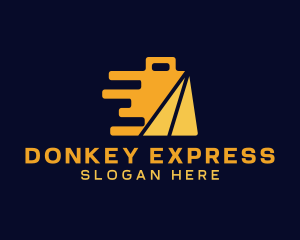 Express Shopping Bag App logo design