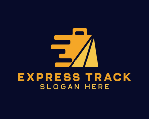 Express Shopping Bag App logo design