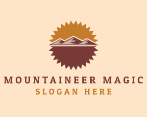 Outdoor Mountain Trekking logo design