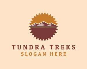 Outdoor Mountain Trekking logo design